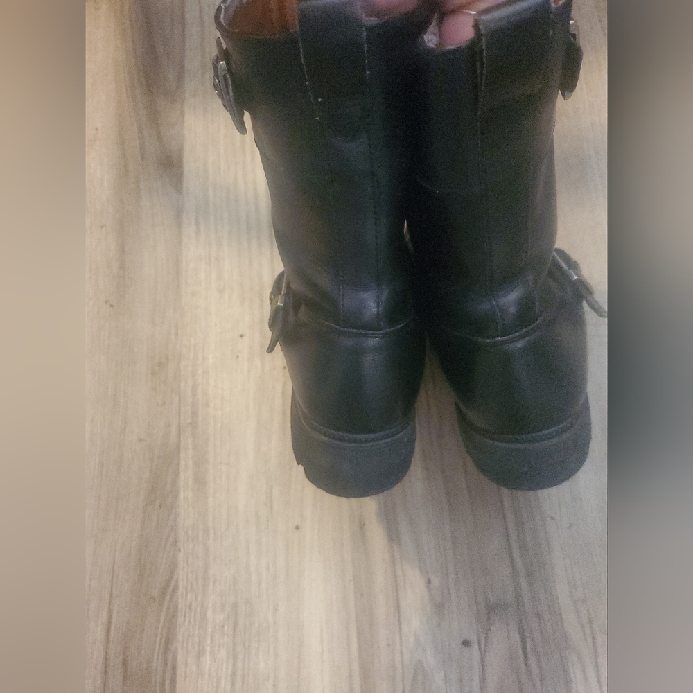 Harley-Davidson Black Leather Boots - Picture 7 of 7